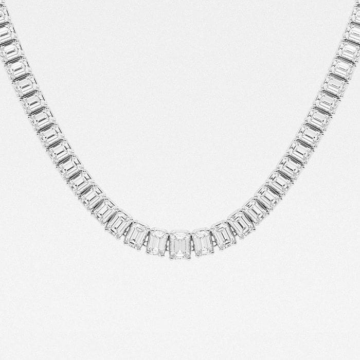 Graduated Emerald Fashion Necklace
